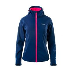 Damska Kurtka Softshell Caria II. Czerwone kurtki przejściowe sportowe Hi-tec, l, bez wzorów, z softshellu, bez kaptura, trekkingowe. Za 197.99 zł.