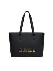 LOVE MOSCHINO Torebka JC4190PP1NKD0000 Czarny. Czarne torebki klasyczne Love Moschino, bez wzorów, ze skóry, bez dodatków. Za 669.99 zł.