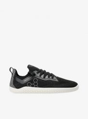 Buty barefoot damskie Vivobarefoot Primus Lite Knit. Czarne buty trekkingowe VIVOBAREFOOT, bez wzorów, z włókna, bez zapięcia, do biegania. Za 494.99 zł.
