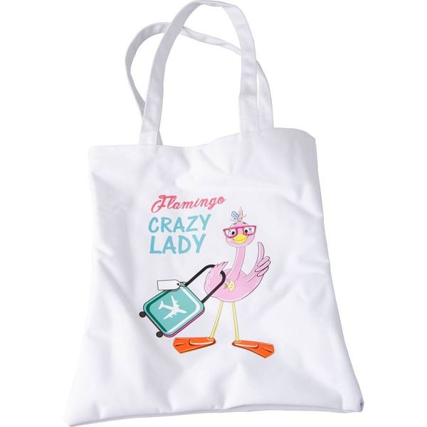 Torba damska materiał. mix wzór.32x336cm/DIA5036. Shopper bag Daily International Home, bez wzorów, z materiału, bez dodatków. W wyprzedaży za 22.90 zł.