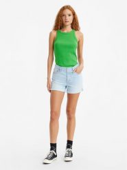 Levi's® Szorty jeansowe 501® 299610034 Niebieski Loose Fit. Niebieskie szorty bez wzorów, z bawełny. Za 199.99 zł.