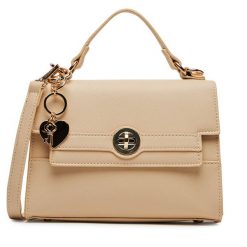 Torebka DeeZee. Brązowe torebki klasyczne DeeZee, bez wzorów, klasyczne, bez dodatków. Za 129.99 zł.