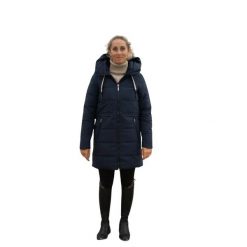 Kurtka puchowa Chamonix damska Ju & Pa. Czarne kurtki JU ET PA, na zimę, s, bez wzorów, z puchu, eleganckie, bez kaptura. Za 712.50 zł.