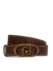 Liu Jo Pasek Damski Hips Belt 3.5Cm AF4307 P0064 Brązowy. Brązowe paski Liu Jo, bez wzorów, ze skóry. Za 419.99 zł.