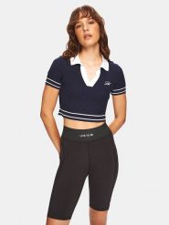 LTB Sweter "Defeca" w kolorze granatowym rozmiar: XS. Niebieskie swetry LTB, xs, bez wzorów, prążkowane, bez ramiączek. Za 124.11 zł.