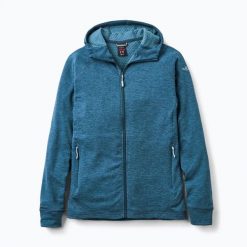 Bluza damska Rab Nexus Hoody. Niebieskie bluzy RAB, m, bez wzorów, z elastanu, bez ramiączek, bez kaptura. Za 449.99 zł.