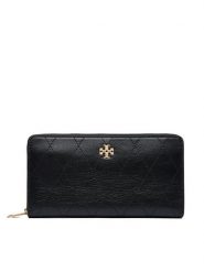 Tory Burch Portfel Charlie 186047 Czarny. Czarne portfele Tory Burch, bez wzorów, ze skóry. Za 1,424.00 zł.