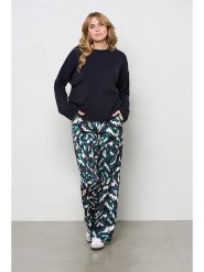 &Co Woman Sweter w kolorze granatowym rozmiar: L. Niebieskie swetry &Co Woman, l, bez wzorów, z wełny, bez ramiączek. Za 141.52 zł.