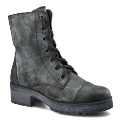 Czarne Botki Maciejka Damskie Stylowe Obuwie. Czarne botki Maciejka, bez wzorów, ze skóry, eleganckie, bez obcasa, na płaskiej podeszwie, bez zapięcia. Za 245.00 zł.