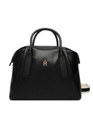 Tommy Hilfiger Torebka AW0AW18532 Czarny. Czarne torebki klasyczne Tommy Hilfiger, bez wzorów, ze skóry, bez dodatków. Za 649.99 zł.