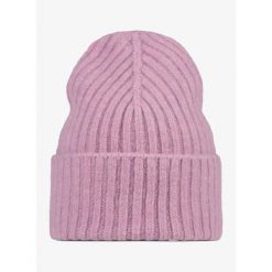 Czapka zimowa Buff Nilah - camelia. Czerwone czapki zimowe Buff, bez wzorów, sportowe. Za 199.90 zł.