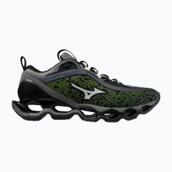 Buty Mizuno Wave Prophecy 13.2 Green Glow/Cloudscape/Quiet Shade. Czarne buty do biegania Mizuno, bez wzorów, z materiału, bez zapięcia, do biegania, mizuno wave. Za 749.99 zł.