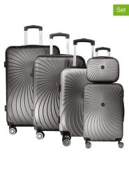 Geographical Norway 5-częściowy zestaw "Sunlighteo" w kolorze antracytowym rozmiar: onesize. Czarne walizki Geographical Norway. Za 565.99 zł.