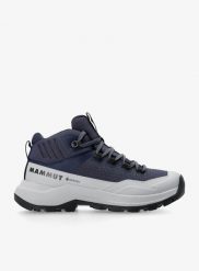 Buty turystyczne damskie wysokie Mammut Sertig III Mid GTX. Niebieskie trekkingi Mammut, bez wzorów, z gore-texu, bez zapięcia, trekkingowe, gore-tex. Za 890.99 zł.