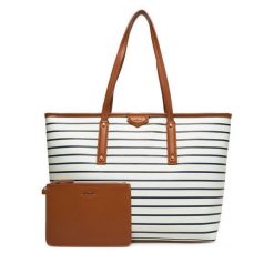 Torebka Aldo. Białe shopper bag Aldo, bez wzorów, bez dodatków. Za 229.99 zł.