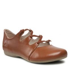 Półbuty Josef Seibel. Brązowe półbuty wsuwane Josef Seibel, bez wzorów, bez obcasa, na płaskiej podeszwie. Za 329.99 zł.