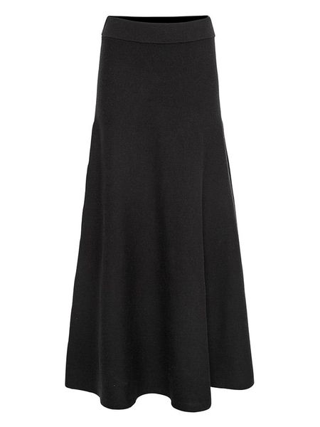 MOSS COPENHAGEN Spódnica "Ginnette" w kolorze czarnym rozmiar: XS/S. Czarne spódnice Moss Copenhagen, s, bez wzorów, maxi. Za 100.52 zł.
