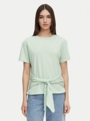 Tommy Hilfiger T-Shirt WW0WW49256 Zielony jasny Relaxed Fit. Zielone t-shirty Tommy Hilfiger, s, bez wzorów, z bawełny, bez kołnierzyka, bez ramiączek. Za 289.99 zł.