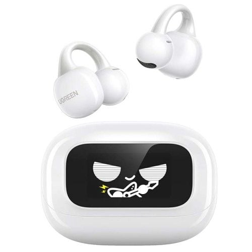 Słuchawki dokanałowe TWS UGREEN ClipBuds WS208 (białe). Białe słuchawki douszne UGREEN. Za 140.00 zł.