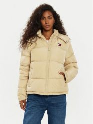 Tommy Jeans Kurtka puchowa Alaska DW0DW18610 Beżowy Regular Fit. Brązowe kurtki Tommy Jeans, xs, bez wzorów, z jeansu, bez kaptura. Za 719.99 zł.