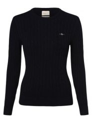 Gant Sweter Kobiety Bawełna niebieski, XL. Niebieskie swetry Gant, xl, bez wzorów, z bawełny, bez ramiączek. Za 599.95 zł.