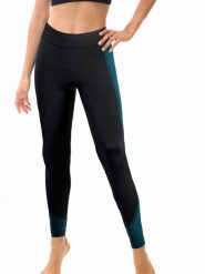 Controlbody Legginsy sportowe w kolorze czarno-niebieskim rozmiar: S/M. Czarne legginsy Controlbody, bez wzorów, z materiału, sportowe. Za 61.75 zł.