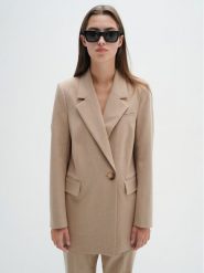 InWear Marynarka Nakita 30107959 Beżowy Regular Fit. Brązowe marynarki i żakiety InWear, bez wzorów, z wiskozy, bez ramiączek. Za 459.99 zł.