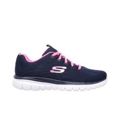 Buty damskie sportowe Skechers GET CONNECTED. Czerwone buty treningowe Skechers, bez wzorów, bez zapięcia. Za 195.00 zł.