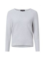 Franco Callegari Sweter z dzianiny Kobiety Bawełna szary, XXL. Szare swetry Franco Callegari, uniwersalny, bez wzorów, z bawełny, eleganckie, bez ramiączek. Za 179.95 zł.