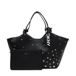 Torebka DKNY. Czarne torebki klasyczne DKNY, bez wzorów, klasyczne, bez dodatków. Za 789.99 zł.
