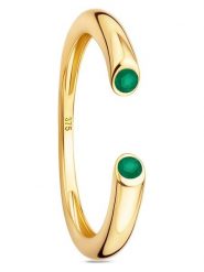 Diamant Exquis Złoty pierścionek ze szmaragdami rozmiar: 54. Żółte pierścionki Diamant Exquis, z szmaragdem, złote. Za 1,187.99 zł.