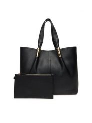 Elisabetta Franchi Torebka BS-41A-56E2-V440 Czarny. Czarne torebki klasyczne Elisabetta Franchi, bez wzorów, ze skóry, bez dodatków. Za 1,909.00 zł.