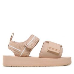 Sandały Big Star Shoes. Brązowe sandały BIG STAR SHOES, bez wzorów, retro, bez obcasa, na płaskiej podeszwie, bez zapięcia. Za 129.99 zł.