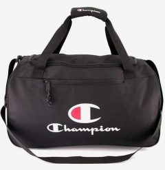 Torba sportowa Champion 52 x 28 x 28 cm. Czarne torby sportowe Champion, bez wzorów, z poliesteru, na ramię. Za 229.99 zł.