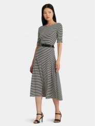 Lauren Ralph Lauren Sukienka codzienna 250938764001 Czarny Regular Fit. Czarne sukienki Lauren Ralph Lauren, na co dzień, xs, bez wzorów, z bawełny, bez kołnierzyka, bez ramiączek, proste. Za 1,269.00 zł.