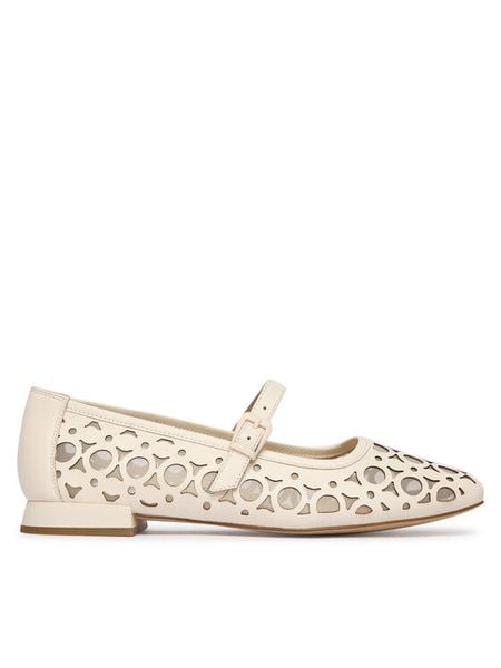 Caprice Baleriny 9-22511-46 Beżowy. Brązowe baleriny Caprice, bez wzorów, ze skóry, bez obcasa, bez zapięcia. Za 275.99 zł.
