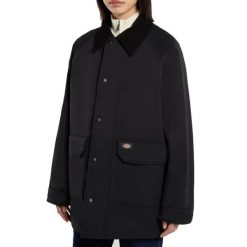 Kurtka DICKIES MEDINA Czarny. Czarne kurtki Dickies, bez wzorów, z tkaniny, bez kaptura. Za 726.50 zł.