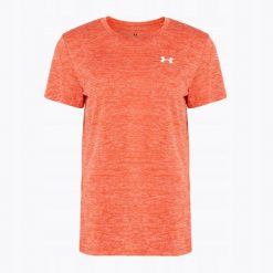 Koszulka Damska Sportowa Under Armour Tech Ssc- Twist. Brązowe t-shirty sportowe Under Armour, s, bez wzorów, bez ramiączek, do biegania. W wyprzedaży za 48.11 zł.