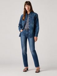Levi's Dżinsy - Slim fit - w kolorze granatowym rozmiar: W28/L32. Niebieskie jeansy Levi's, l, z aplikacjami, klasyczne. Za 263.53 zł.