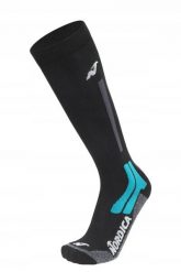 Skarpety narciarskie Nordica Speedmachine 3.0. Czarne skarpetki NORDICA, bez wzorów, z materiału. Za 89.99 zł.