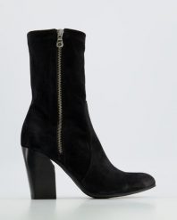 BOTKI DAMSKIE F281Z19 CAM NERO. Botki Venezia, bez wzorów, ze skóry, bez obcasa, bez zapięcia. Za 299.00 zł.