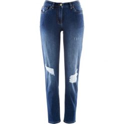 Dżinsy "used look" z kolekcji Maite Kelly bonprix Niebieski "stone" Used. Jeansy marki bonprix. Za 89.99 zł.