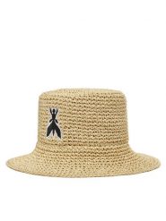 Patrizia Pepe Kapelusz 2F0081/V014 W134 Beżowy. Brązowe kapelusze Patrizia Pepe, bez wzorów, z tworzywa sztucznego. Za 659.99 zł.