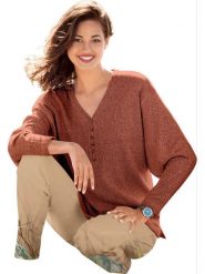 WITT WEIDEN Sweter w kolorze jasnobrązowym rozmiar: 46. Brązowe swetry WITT WEIDEN, bez wzorów, bez ramiączek. Za 34.99 zł.