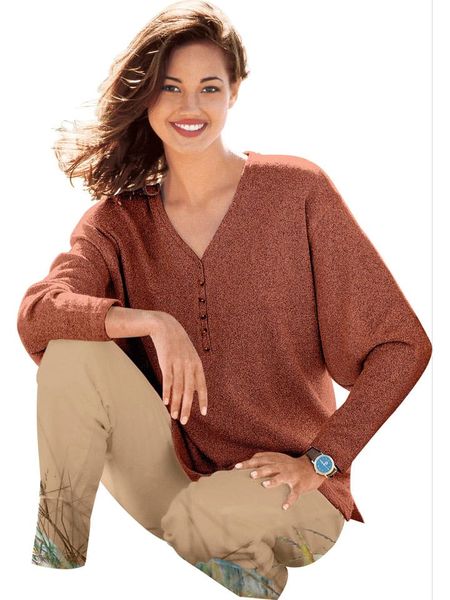 WITT WEIDEN Sweter w kolorze jasnobrązowym rozmiar: 36. Brązowe swetry WITT WEIDEN, bez wzorów, bez ramiączek. Za 34.99 zł.