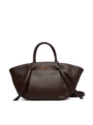 Guess Torebka Allegra HWBG22 37060 Brązowy ciemny. Brązowe torebki klasyczne Guess, z aplikacjami, ze skóry, bez dodatków. Za 634.99 zł.