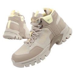 Buty trekkingowe Tamaris Active 1-25207-30271 beżowy. Brązowe buty trekkingowe z materiału, bez zapięcia. Za 328.84 zł.