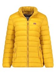 Geographical Norway Kurtka pikowana "Atikolor" w kolorze musztardowym rozmiar: XXL. Żółte kurtki Geographical Norway, xxl, bez wzorów, bez kaptura. Za 183.59 zł.