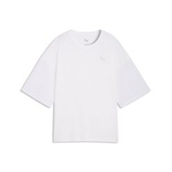 Damska koszulka oversize HER PUMA. Białe t-shirty sportowe Puma, bez wzorów, bez ramiączek, trekkingowe. Za 149.00 zł.