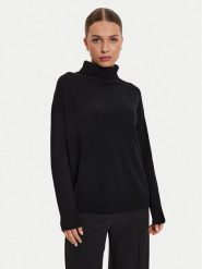 Max Mara Leisure Golf Superbo 2426366148 Czarny Relaxed Fit. Czarne swetry Max Mara Leisure, s, bez wzorów, z wełny, bez ramiączek. Za 579.99 zł.
